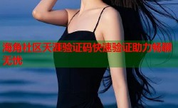 海角社区天涯验证码快速验证助力畅聊无忧