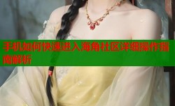 手机如何快速进入海角社区详细操作指南解析