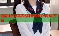 海角社区真实匿名聊天视频分享社交平台