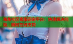 海角社区客服咨询平台：快速解决问题，随时在线支持