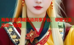 海角社区同城互动共享平台，邻里交流活动一站通
