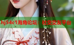 hj54c1海角论坛：社交交友平台