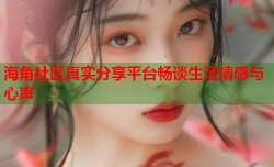 海角社区真实分享平台畅谈生活情感与心声