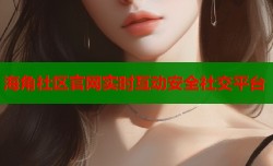 海角社区官网实时互动安全社交平台