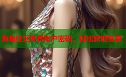 海角社区免费账户密码，轻松获取资源