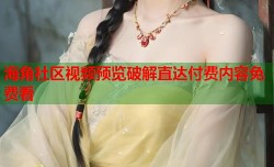海角社区视频预览破解直达付费内容免费看
