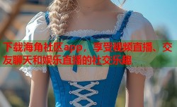 下载海角社区app，享受视频直播、交友聊天和娱乐直播的社交乐趣