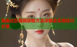 海角社区视频获取方法详解及实用技巧分享