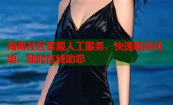 海角社区客服人工服务，快速解决问题，随时在线助您
