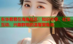 东华君君在海角社区：知识分享、社交互动、兴趣群组的温馨聚集地