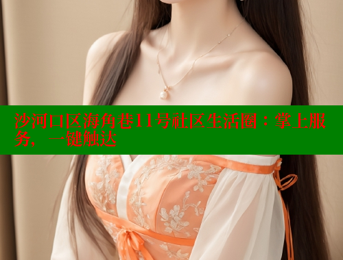 沙河口区海角巷11号社区生活圈：掌上服务，一键触达