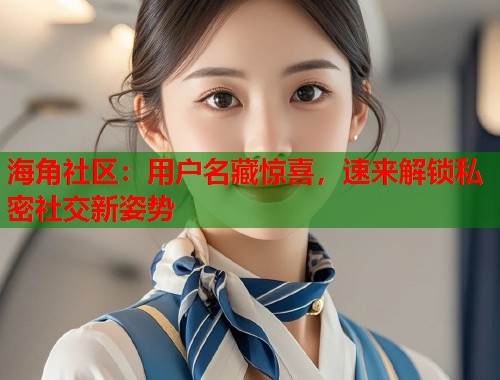 海角社区：用户名藏惊喜，速来解锁私密社交新姿势  第1张