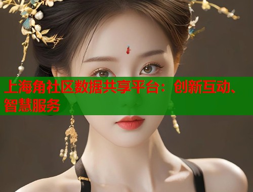 上海角社区数据共享平台：创新互动、智慧服务  第1张
