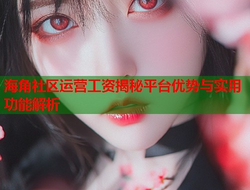 海角社区运营工资揭秘平台优势与实用功能解析  第2张